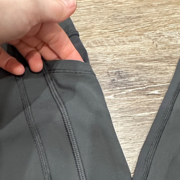 Like New! Lululemon Dark Gray Leggings - Picture 5 of 11